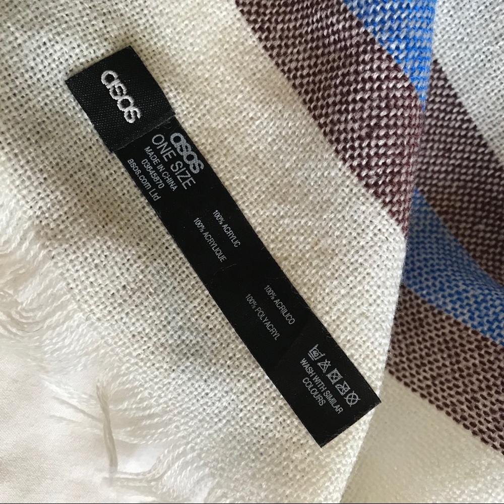 3/$20 Asos X-Large Blanket Scarf - Picture 5 of 6